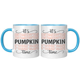 It's Pumpkin Time 11oz Color Accent COFFEE MUG