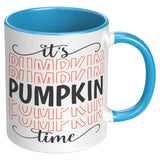 It's Pumpkin Time 11oz Color Accent COFFEE MUG