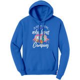 Just a Girl Who Loves CAMPING Unisex HOODIE
