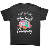 Just a Girl Who Loves CAMPING Unisex T-Shirt