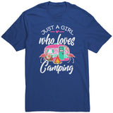 Just a Girl Who Loves CAMPING Unisex T-Shirt