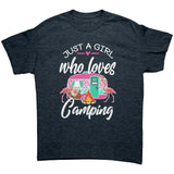Just a Girl Who Loves CAMPING Unisex T-Shirt