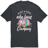 Just a Girl Who Loves CAMPING Unisex T-Shirt