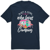 Just a Girl Who Loves CAMPING Unisex T-Shirt