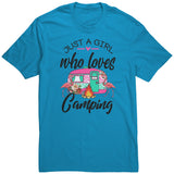 Just a Girl Who Loves CAMPING Unisex T-Shirt