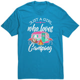 Just a Girl Who Loves CAMPING Unisex T-Shirt