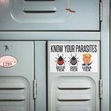 KNOW Your Parasites TRUMP Luna Tick CAR MAGNET