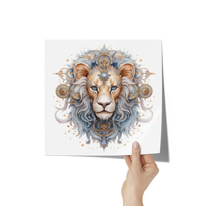 LEO Astrological Zodiac Sign 12x12 Poster