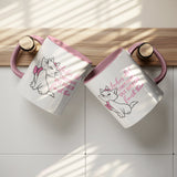Ladies Don't Start Fights, but They Can Finish Them, Cat 11oz Coffee Mug