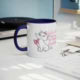 Ladies Don't Start Fights, but They Can Finish Them, Cat 11oz Coffee Mug