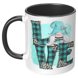 Love Gnome Plaid Love 11oz Coffee Mug, Plain White or Color Accent
