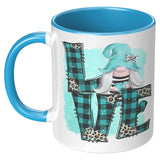 Love Gnome Plaid Love 11oz Coffee Mug, Plain White or Color Accent