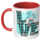 Love Gnome Plaid Love 11oz Coffee Mug, Plain White or Color Accent