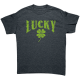 Lucky_with_a_4_Leaf_Clover_Unisex_T-Shir_Dark_Heather_Mockup.png