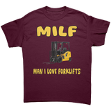 MILF_Man_I_Love_Forklifts_Unisex_T-Shirt_Maroon_Front_Mockup.png