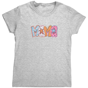 Mama_Colorful_Mom_Design_Womens_T-Shirt_Ash_Mockup.png