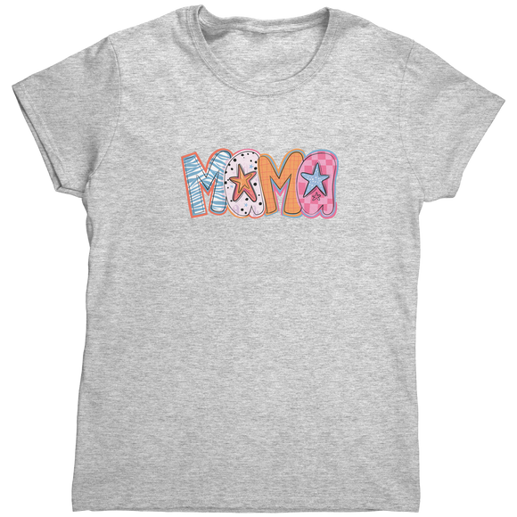 Mama_Colorful_Mom_Design_Womens_T-Shirt_Ash_Mockup.png