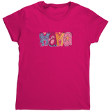 Mama_Colorful_Mom_Design_Womens_T-Shirt_Heliconia_Mockup.png