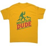 Mountain_Dude_Funny_Bigfoot_Unisex_T-Shi_Gold_Front_Mockup.png