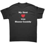 My_First_Love_was_Shaun_Cassidy_Unisex_T_Black_Front_Mockup.png