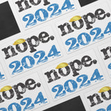 NOPE. 2024 ANTI TRUMP 2024 CAR MAGNET