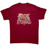 Nice List Dropout Christmas Humor Unisex T-Shirt