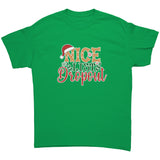 Nice List Dropout Christmas Humor Unisex T-Shirt