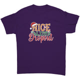 Nice List Dropout Christmas Humor Unisex T-Shirt
