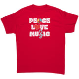 PEACE LOVE MUSIC Unisex T-Shirt