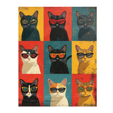 POP ART Look CATS Wearing SUNGLASSES 11x14 PRINT POSTER