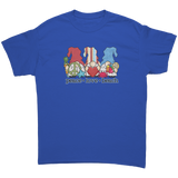 Peace_Love_Beach_Garden_Gnomes_Unisex_T-_Royal_Front_Mockup.png_15786465