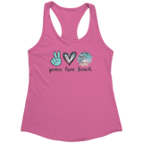 Peace_Love_Beach_Womens_Racerback_Tank__Hot_Pink_Mockup.png