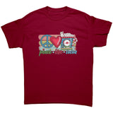 Peace Love Cocoa Christmas Design Unisex T-Shirt