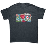 Peace Love Cocoa Christmas Design Unisex T-Shirt