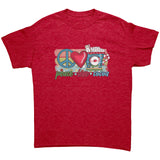 Peace Love Cocoa Christmas Design Unisex T-Shirt