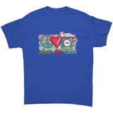 Peace Love Cocoa Christmas Design Unisex T-Shirt