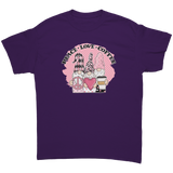 Peace_Love_Coffee_Garden_Gnomes_Unisex_T_Purple_Front_Mockup.png_15786514