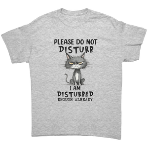 Please_Do_Not_Disturb_Funny_Cat_T-Shirt_Ash_Grey_Front_Mockup.png