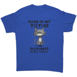 Please_Do_Not_Disturb_Funny_Cat_T-Shirt_Royal_Front_Mockup.png