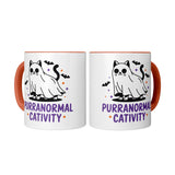 Purranormal Cativity Funny Ghost Cat 11oz White or Color Coffee Mug