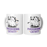 Purranormal Cativity Funny Ghost Cat 11oz White or Color Coffee Mug