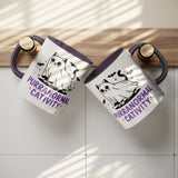Purranormal Cativity Funny Ghost Cat 11oz White or Color Coffee Mug