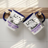 Purranormal Cativity Funny Ghost Cat 11oz White or Color Coffee Mug
