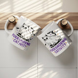 Purranormal Cativity Funny Ghost Cat 11oz White or Color Coffee Mug