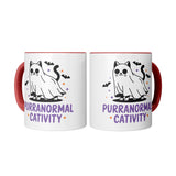 Purranormal Cativity Funny Ghost Cat 11oz White or Color Coffee Mug