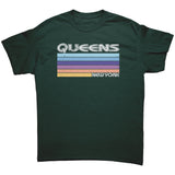 QUEENS, NEW YORK Retro 70’s 80’s Look Unisex T-SHIRT