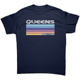 QUEENS, NEW YORK Retro 70’s 80’s Look Unisex T-SHIRT
