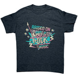 RAISED on 80s ROCK MUSIC Unisex T-Shirt, Gildan Brand