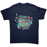 RAISED on 80s ROCK MUSIC Unisex T-Shirt, Gildan Brand