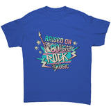 RAISED on 80s ROCK MUSIC Unisex T-Shirt, Gildan Brand